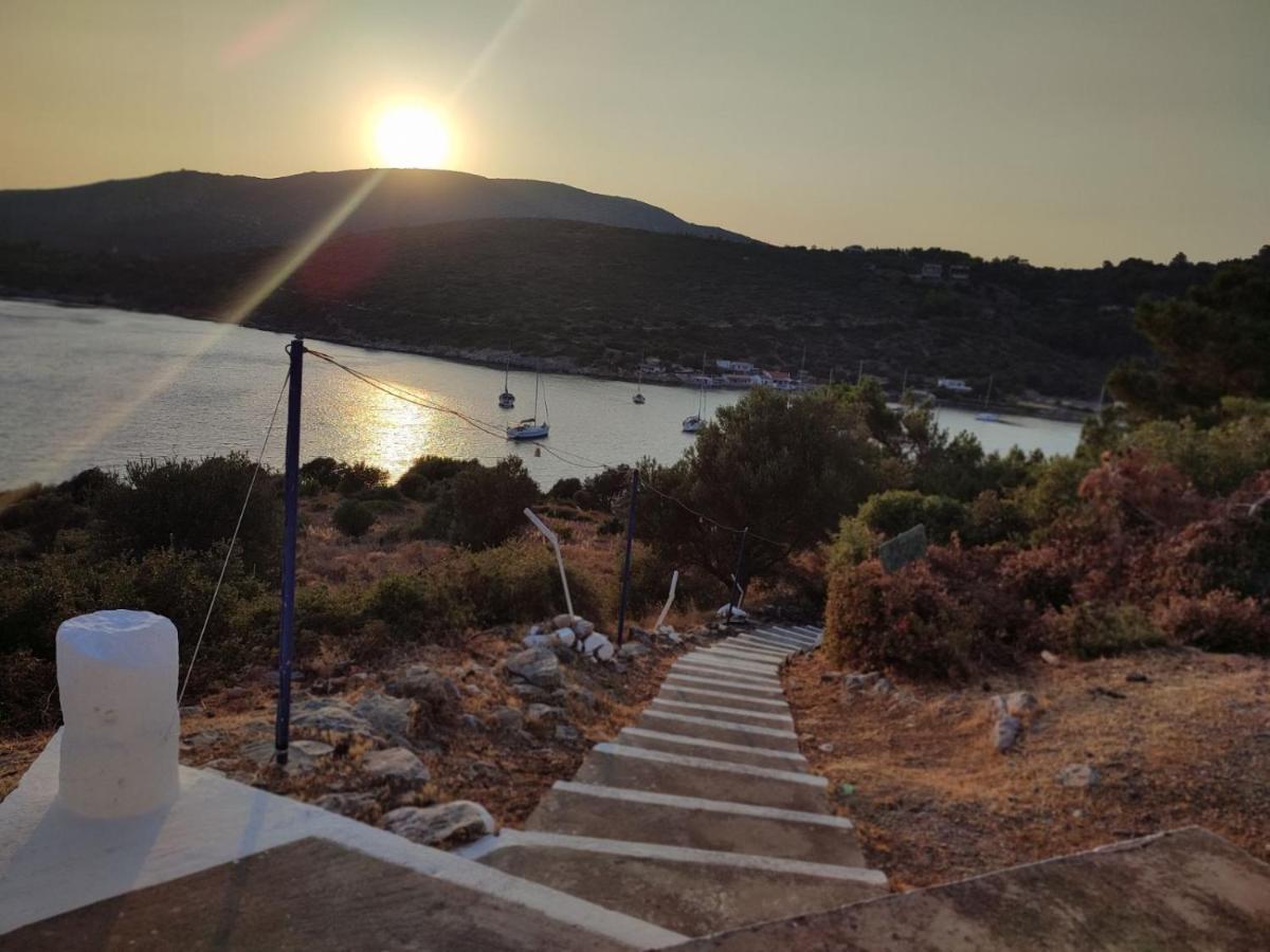 Merabello Beach House Poseidonion Bagian luar foto