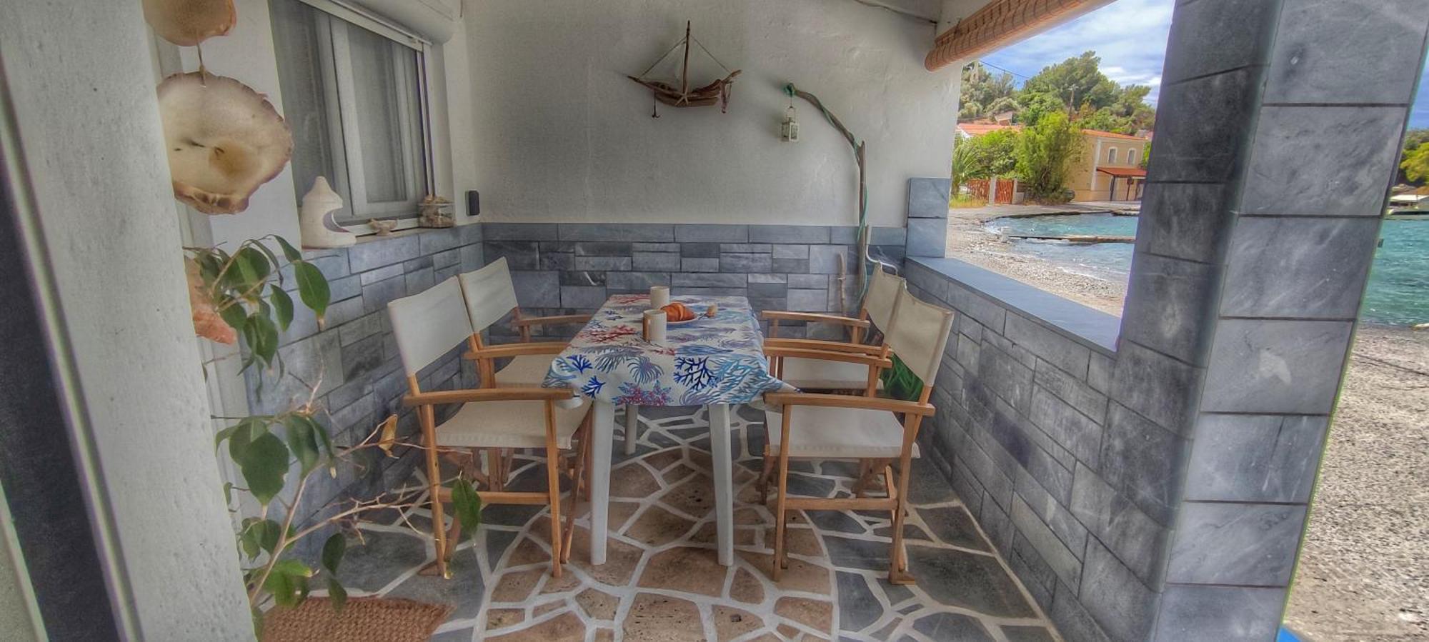 Merabello Beach House Poseidonion Bagian luar foto