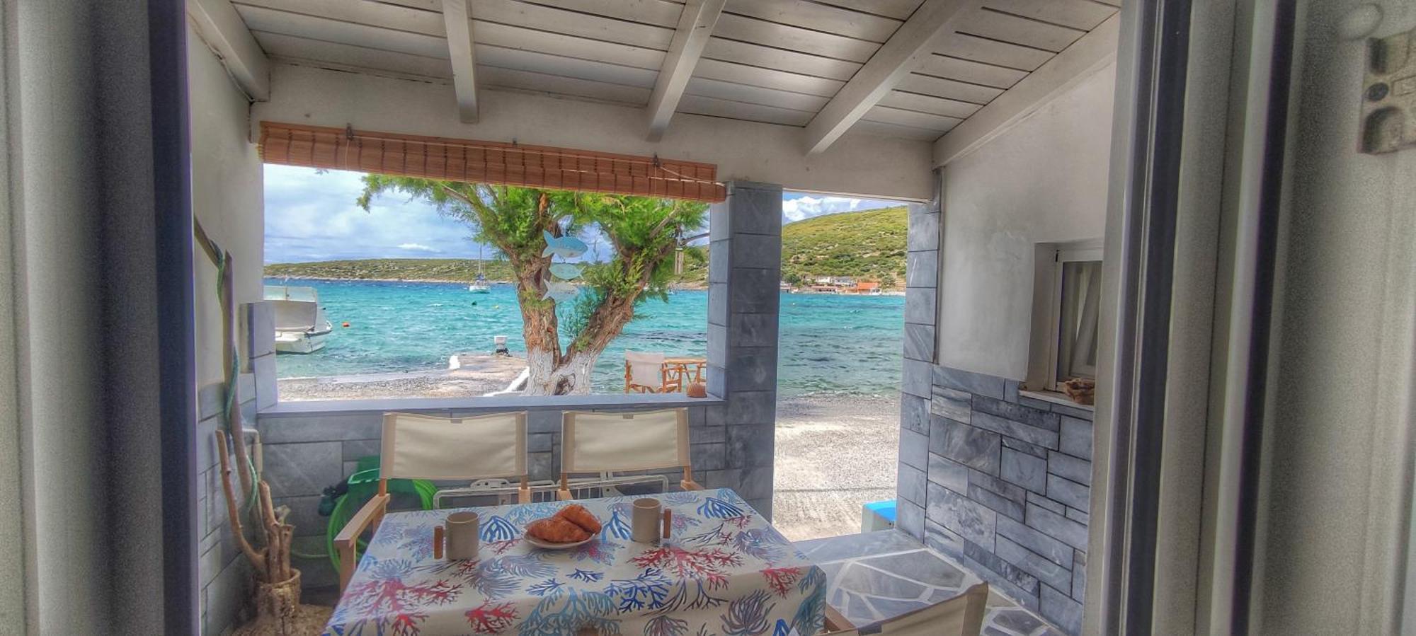 Merabello Beach House Poseidonion Bagian luar foto
